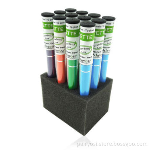 Disposable Electronic Cigarettes Tube Packing with Display Box, 500puffs with Various Colors